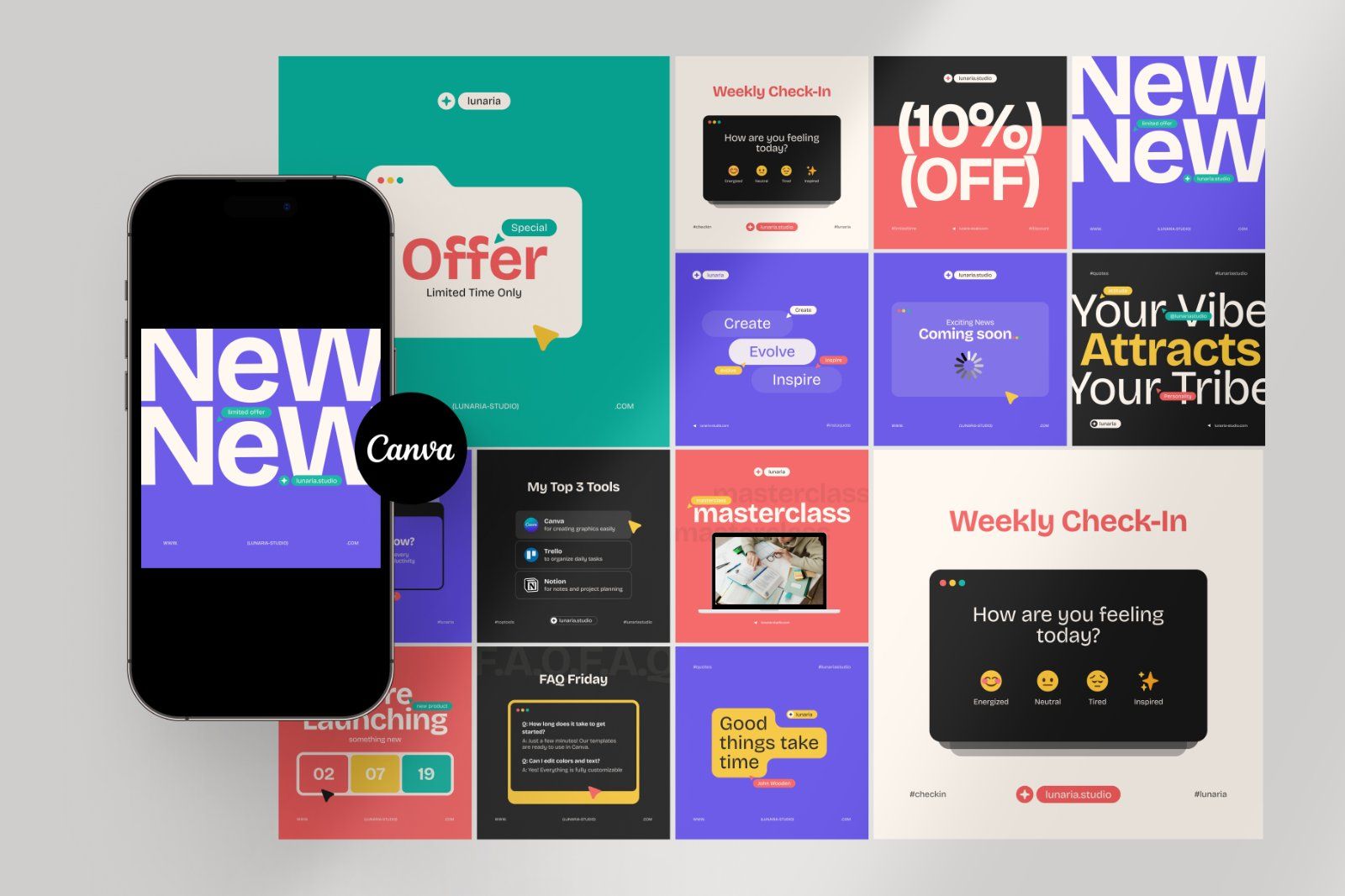 Versa Bold Social Pack – Canva Templates for Instagram & Stories — image 1