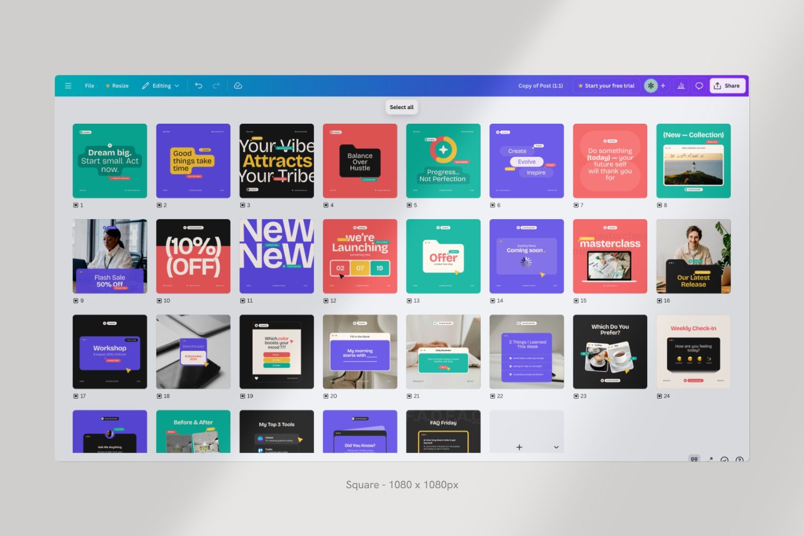 Versa Bold Social Pack – Canva Templates for Instagram & Stories — image 5