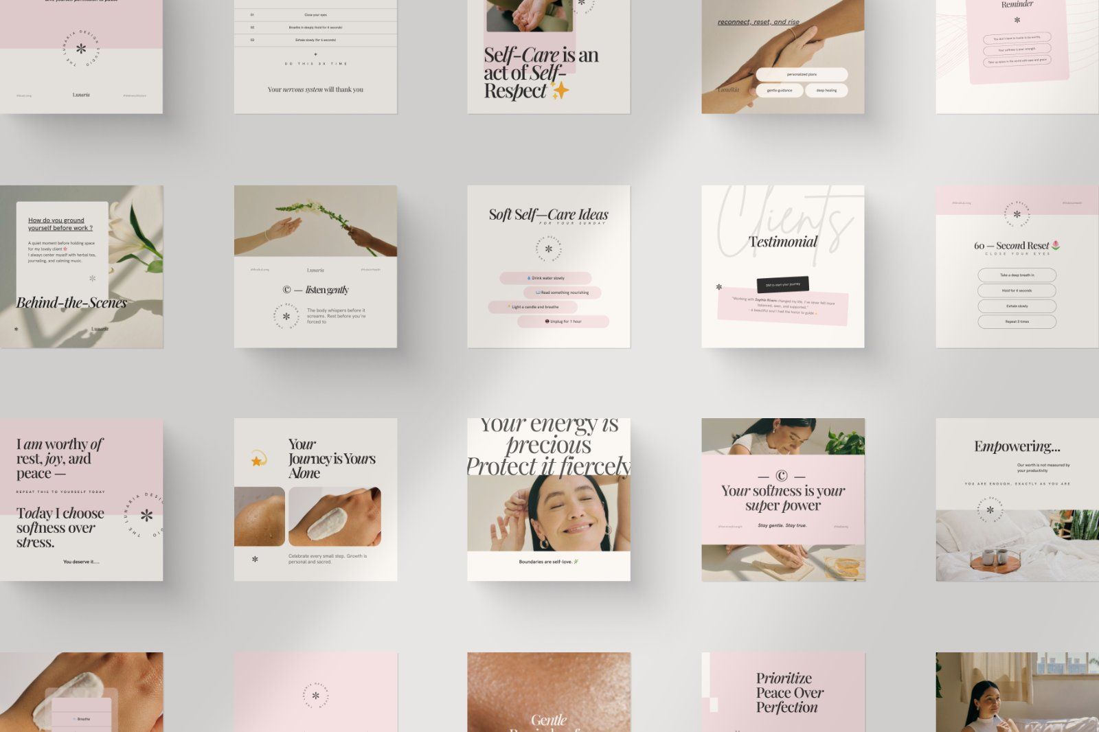 Wellness Instagram Template - Canva — image 2