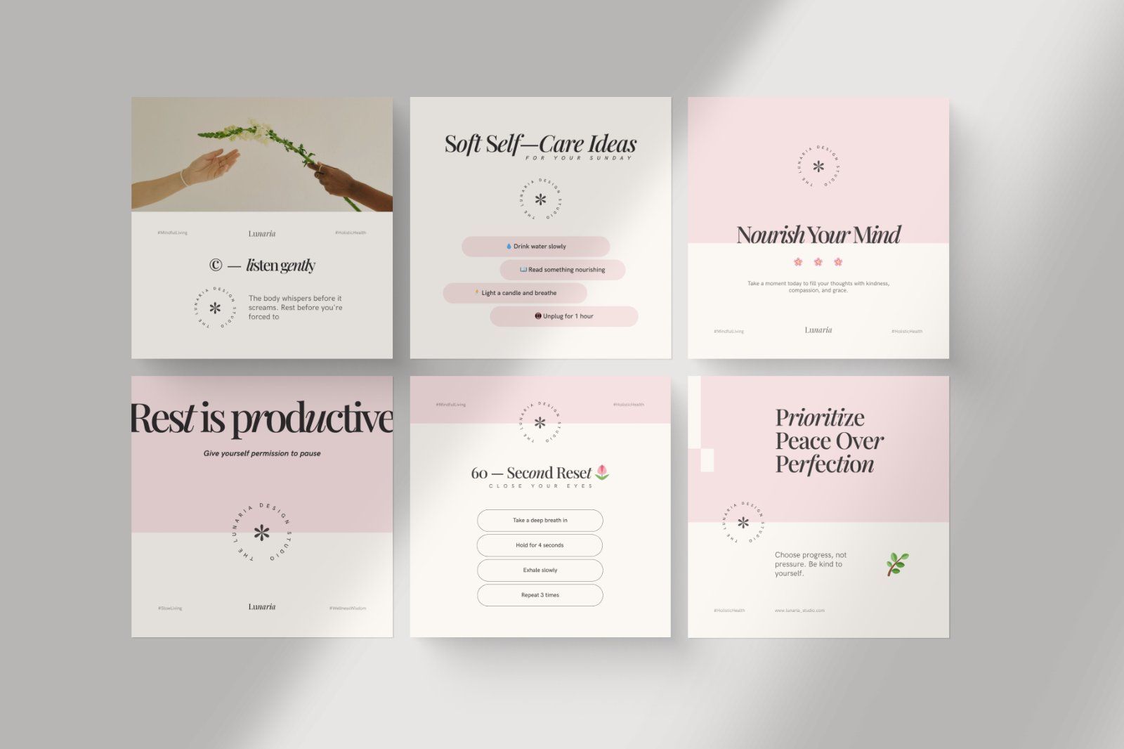 Wellness Instagram Template - Canva — image 3