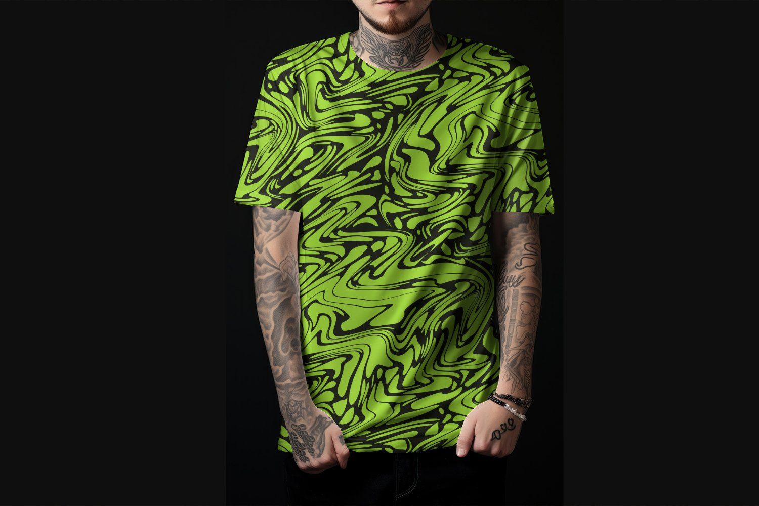 Green Liquid Shapes — image 10