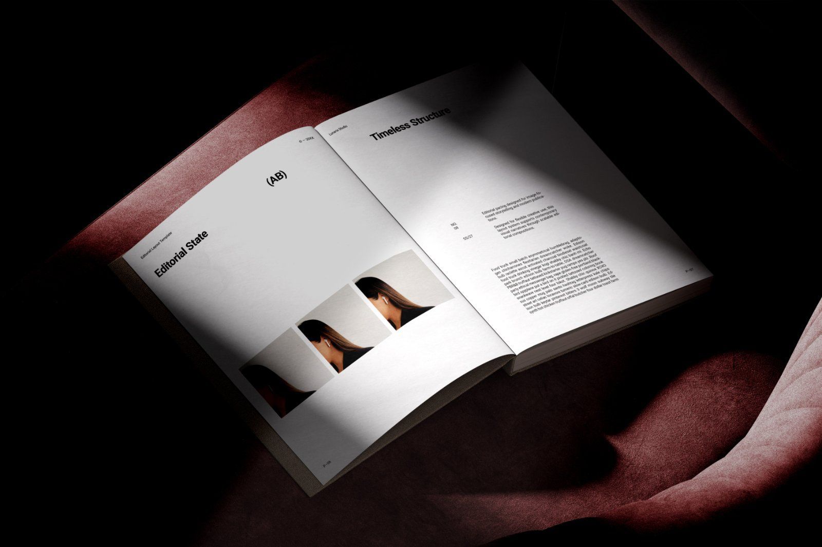 Minimal Editorial Layout Template — image 3