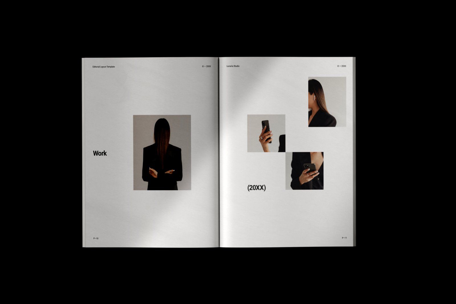 Minimal Editorial Layout Template — image 5