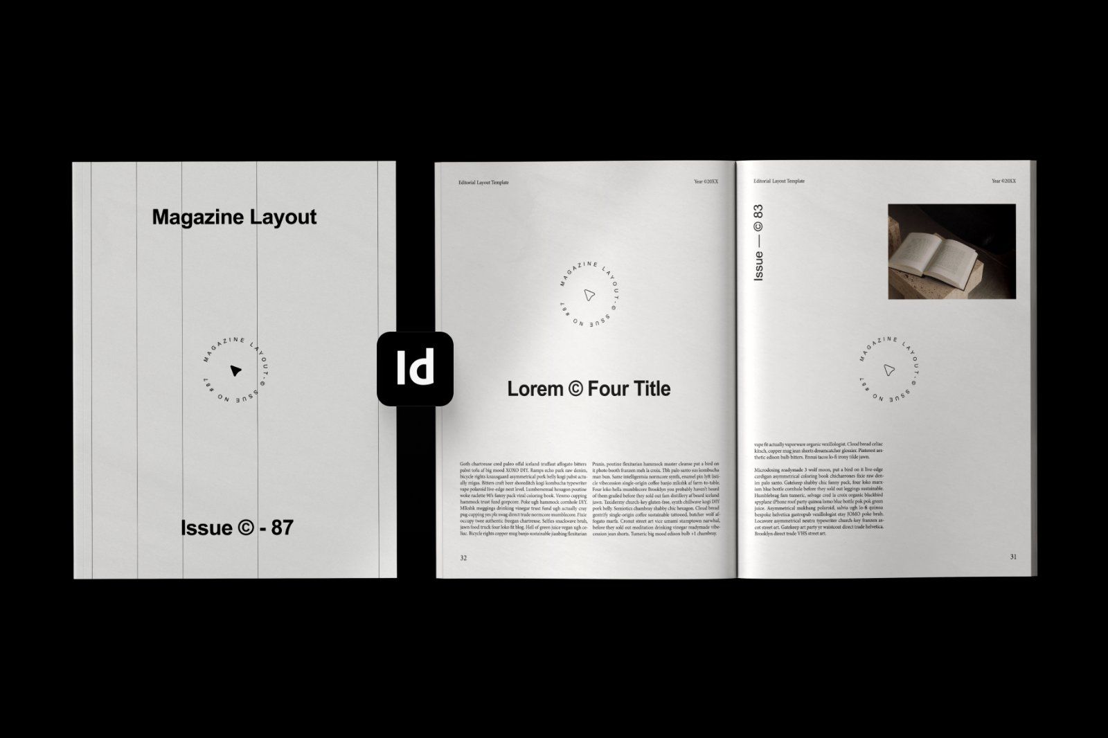 Minimalist Editorial Magazine Layout — image 1