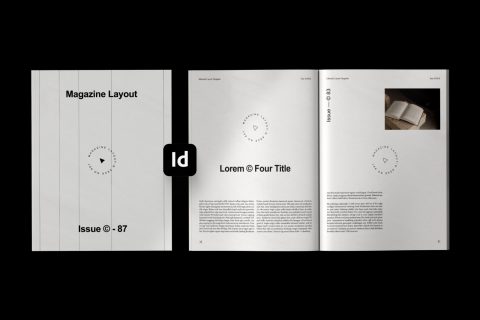 Minimalist Editorial Magazine Layout