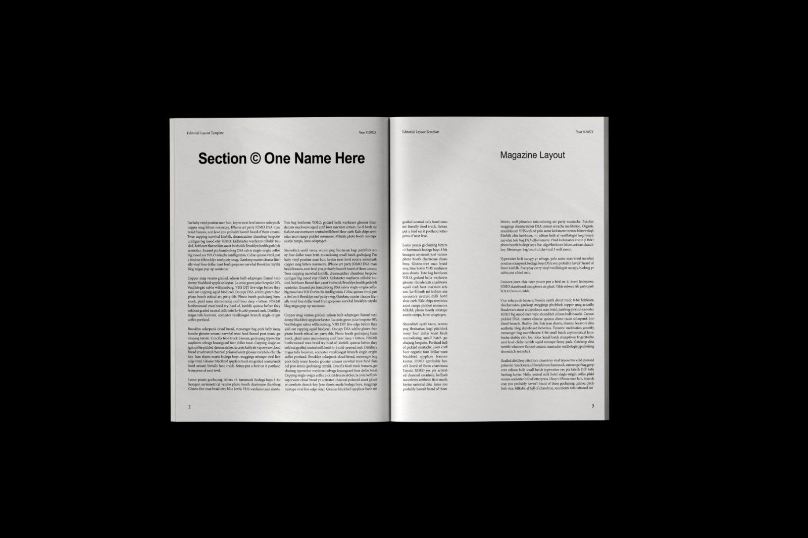 Minimalist Editorial Magazine Layout — image 2