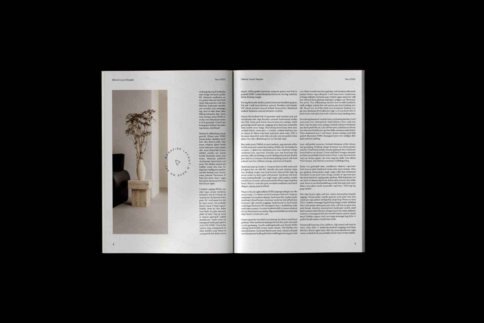 Minimalist Editorial Magazine Layout — image 3