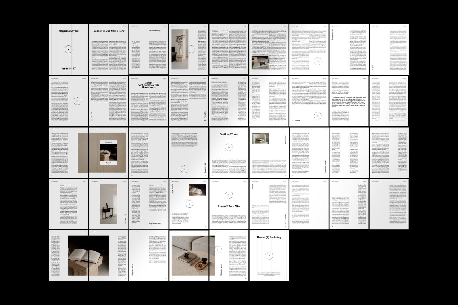 Minimalist Editorial Magazine Layout — image 10