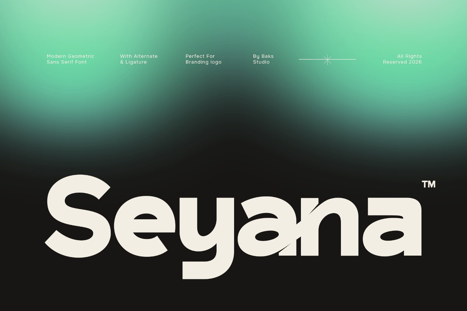 Seyana | Modern Geometric Sans Serif — image 1