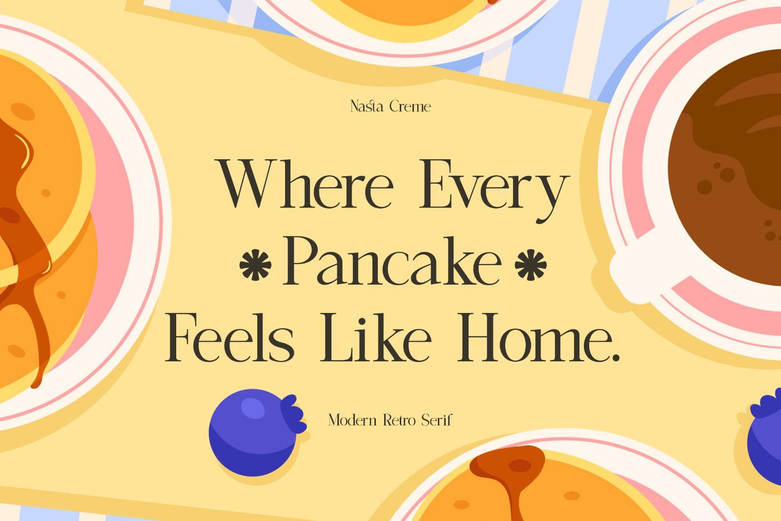 Nasta Creme | Modern Retro Serif Typeface — image 7