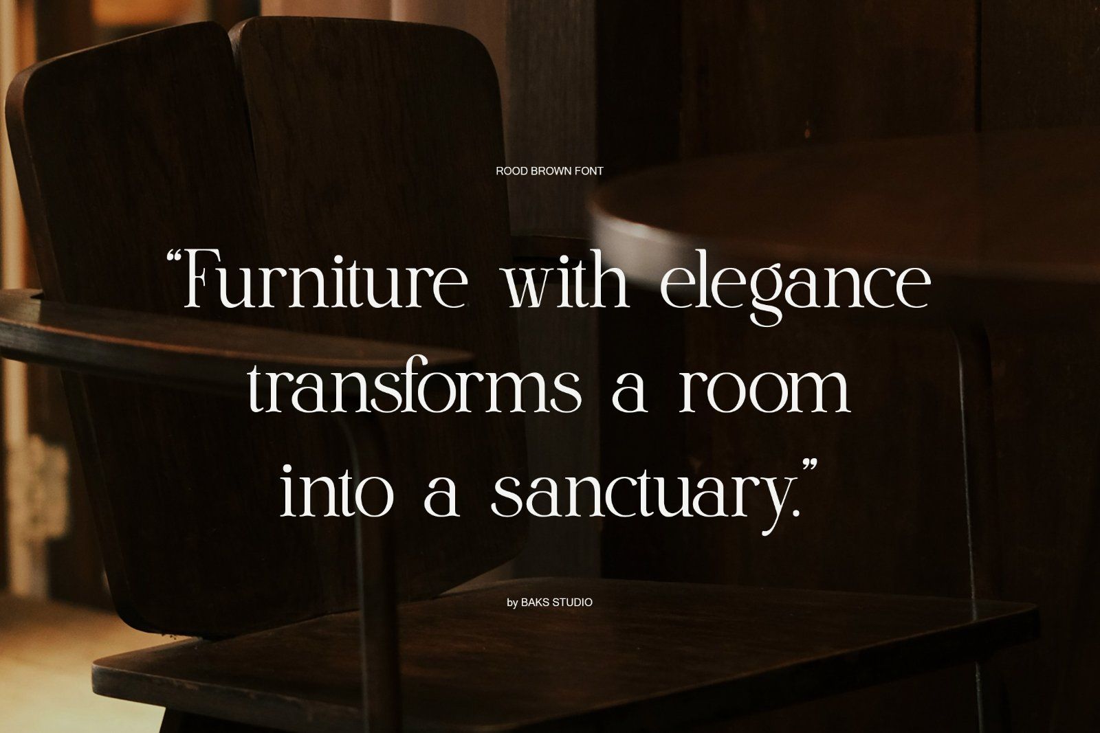 Rood Brown | Modern and Elegant Serif — image 7