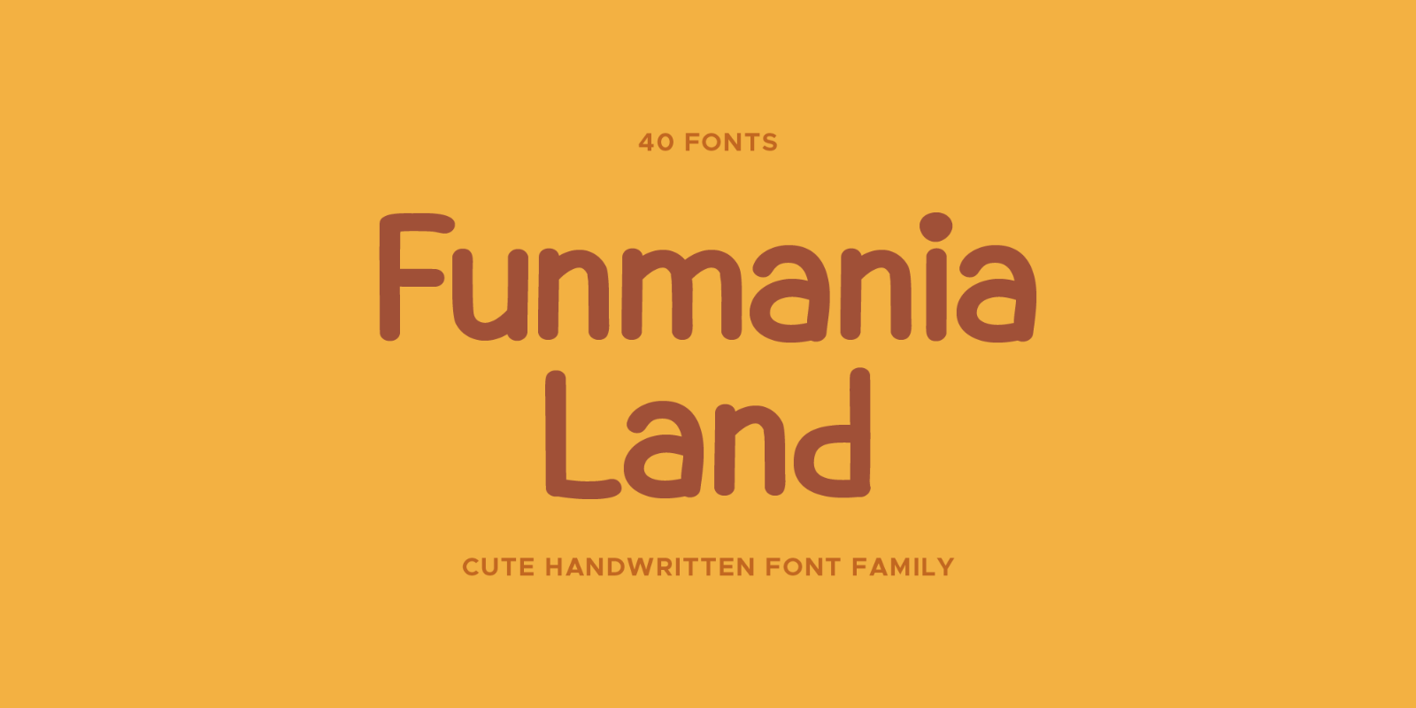 Funmania Land - Handwritten Font Family — image 1