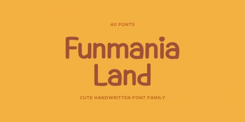 Funmania Land - Handwritten Font Family