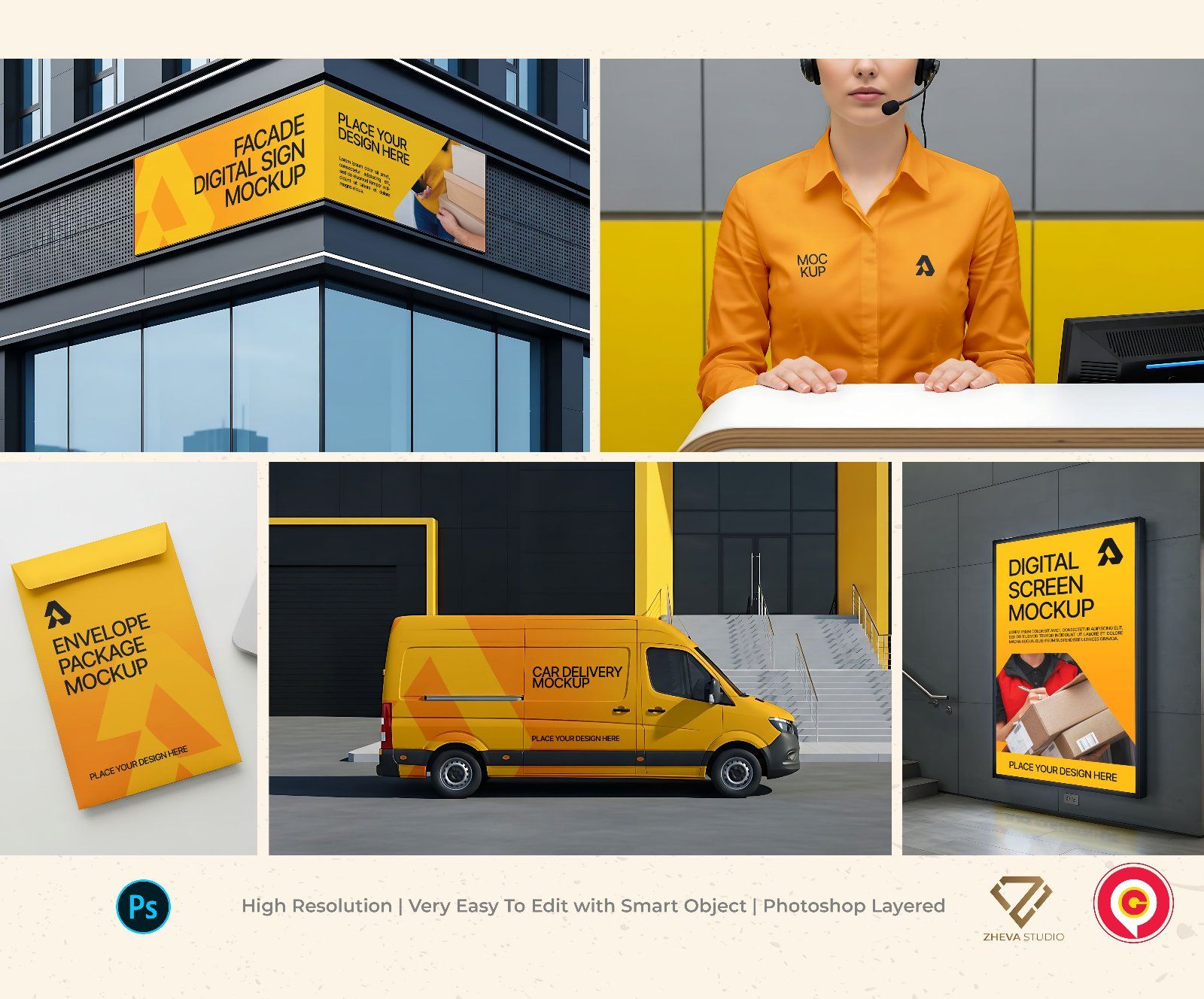 Premium Office Delivery Mockup — image 1