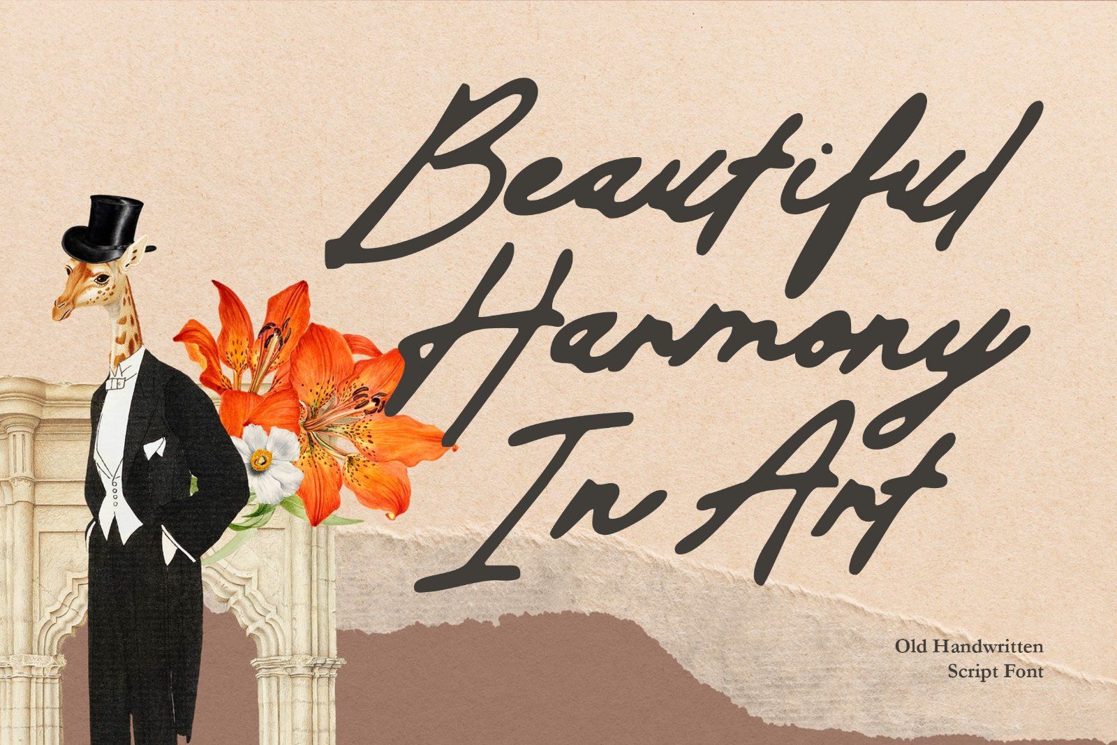 Organic Gardenia - Old Handwritten Script Font — image 3