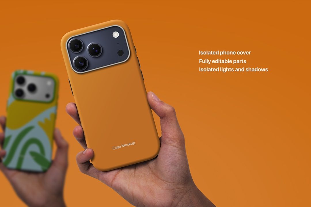 Phone Case Mockup – iPhone 17 Hand Holding — image 2