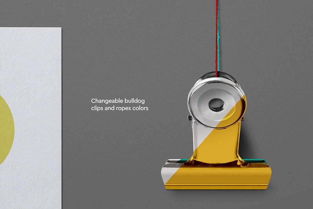 Poster Mockup – Hanging 50×70&nbsp;cm (3&nbsp;Objects) — image 3