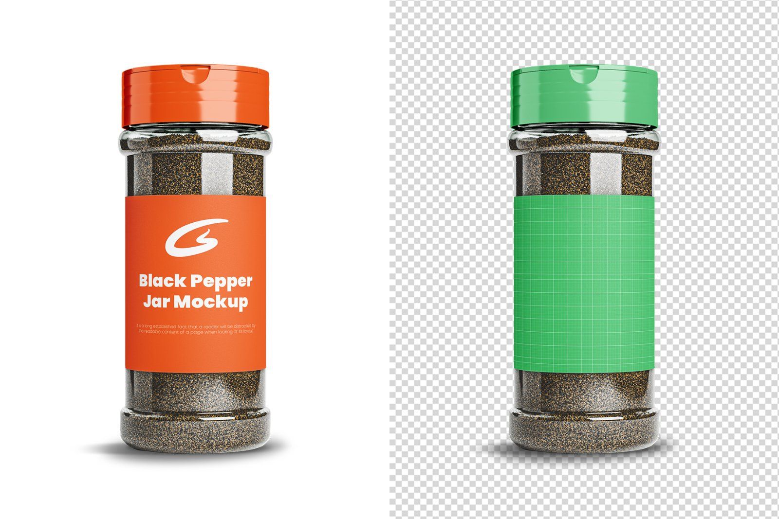 Black Pepper Jar Mockup — image 2