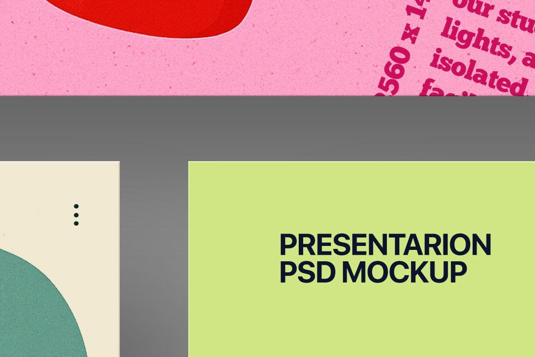 Presentation Slide Mockup – Screen Set (11 Objects) — image 3