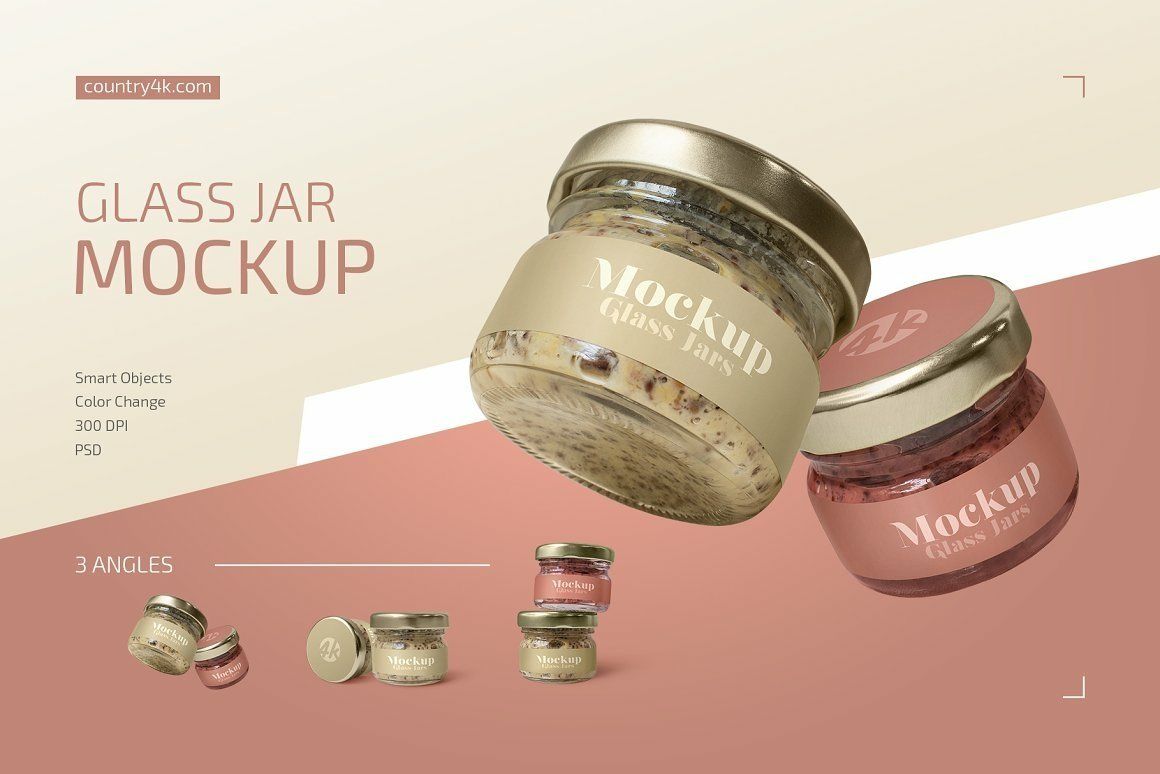 Glass Jars Mockup Set — image 1