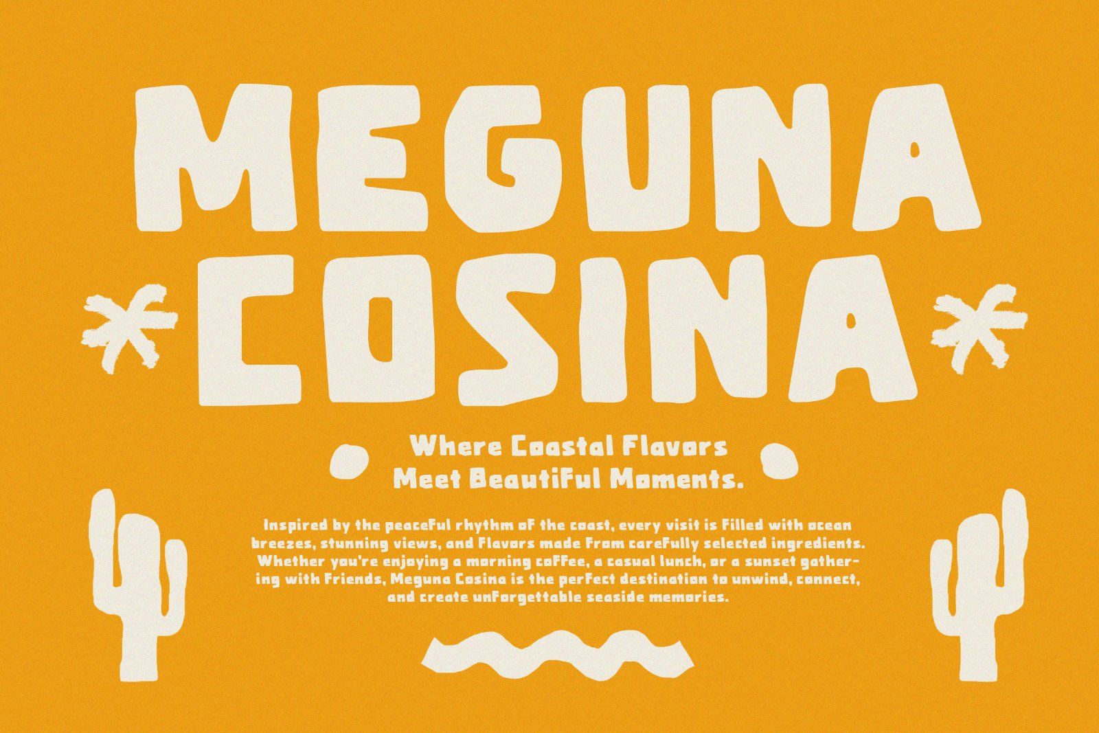 Raves Laguna | Handmade Retro Font — image 3