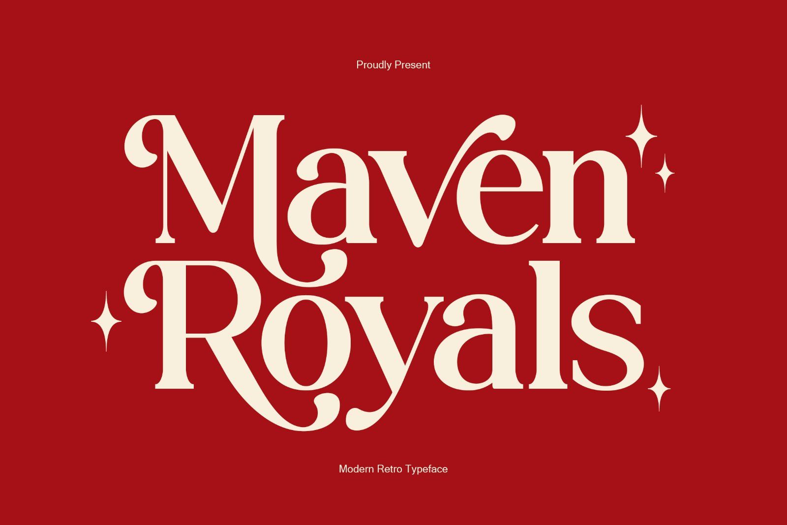 Maven Royals | Modern Retro Serif Typeface — image 1