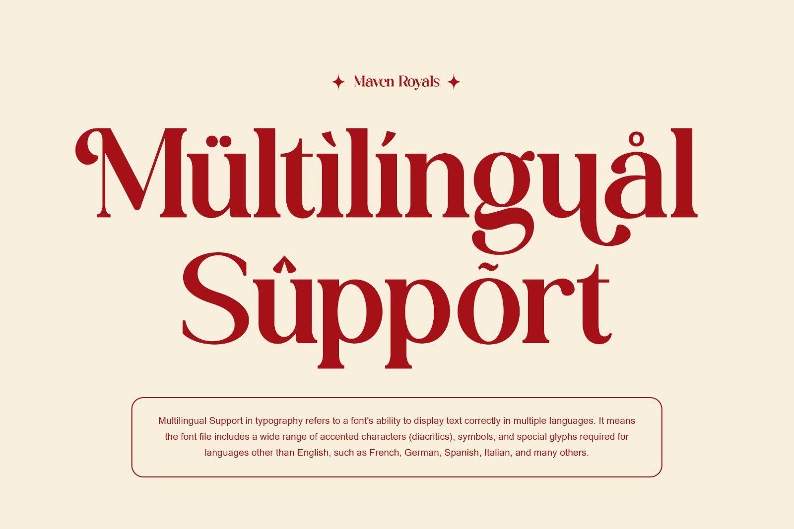 Maven Royals | Modern Retro Serif Typeface — image 8
