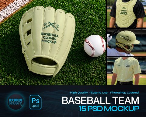 Ultimate Baseball Team Branding Mockup Bundle – 15 Premium PSD Scenes for Athletic & Sports Identity