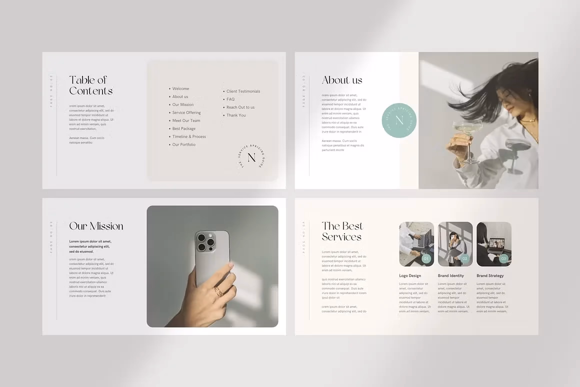 Service and Pricing Guide Canva — image 2