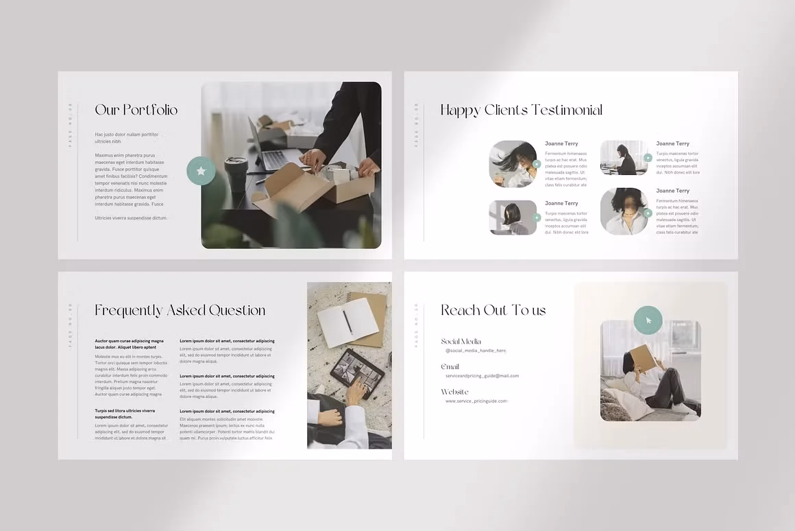 Service and Pricing Guide Canva — image 4