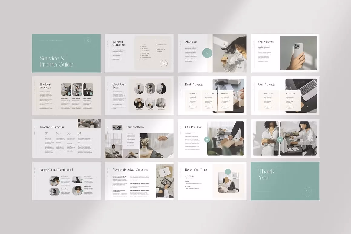 Service and Pricing Guide Canva — image 5