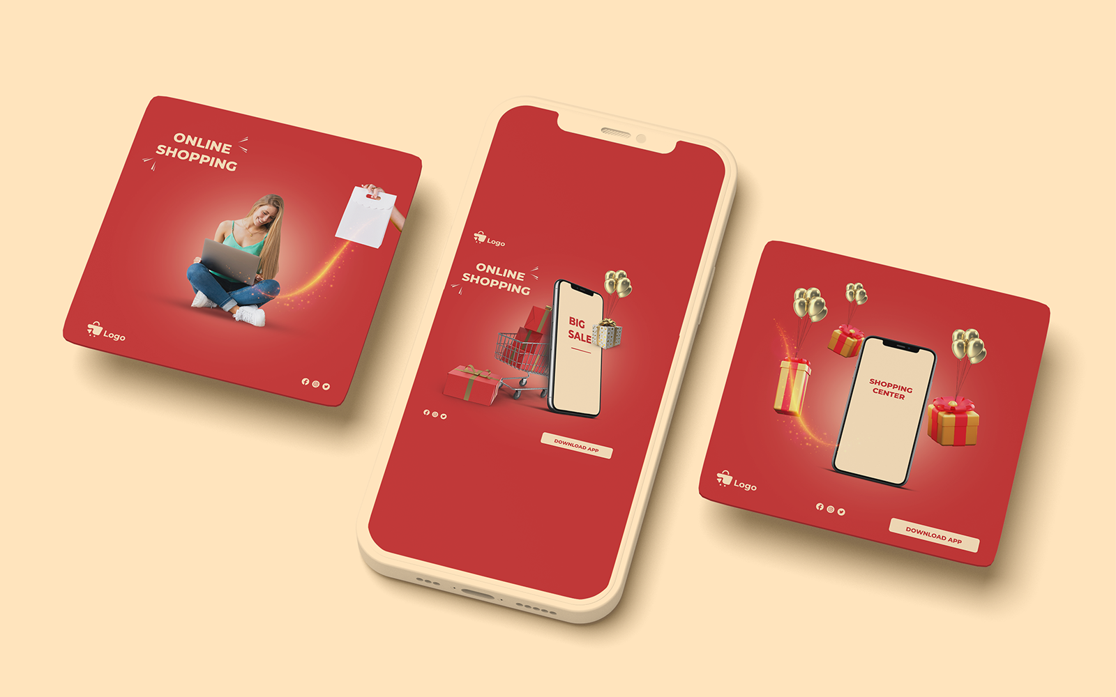 shopping app-social media template-018-22 — image 2