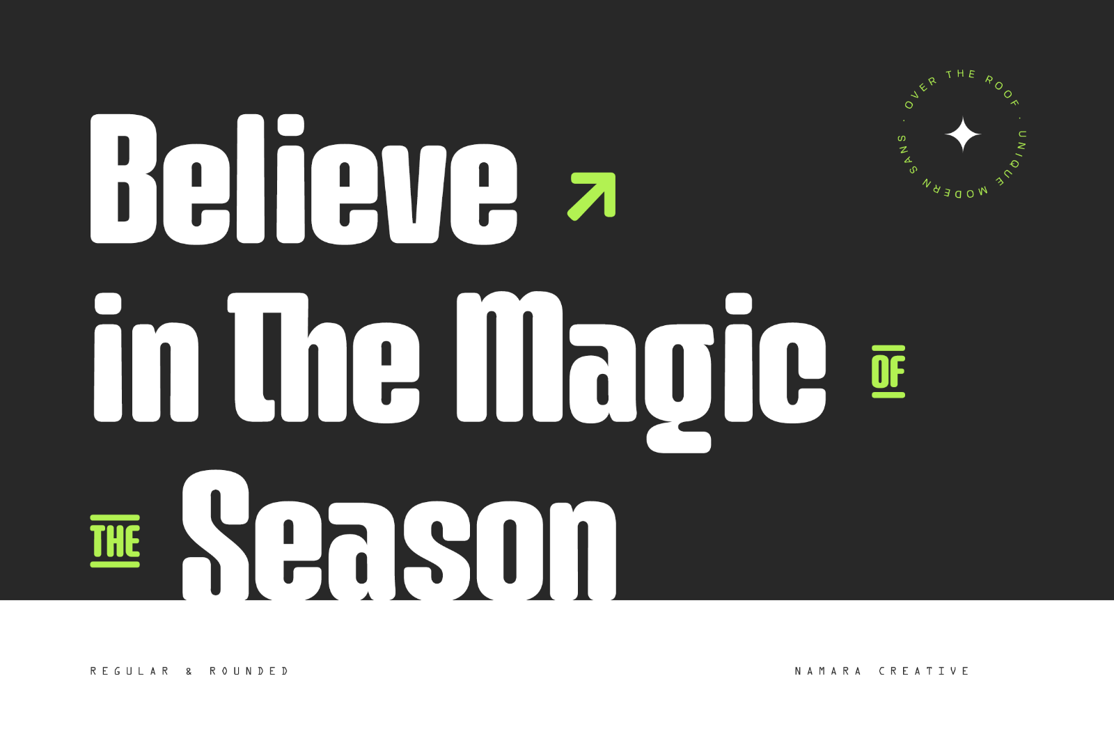 Over the Roof - Modern Display Font — image 2