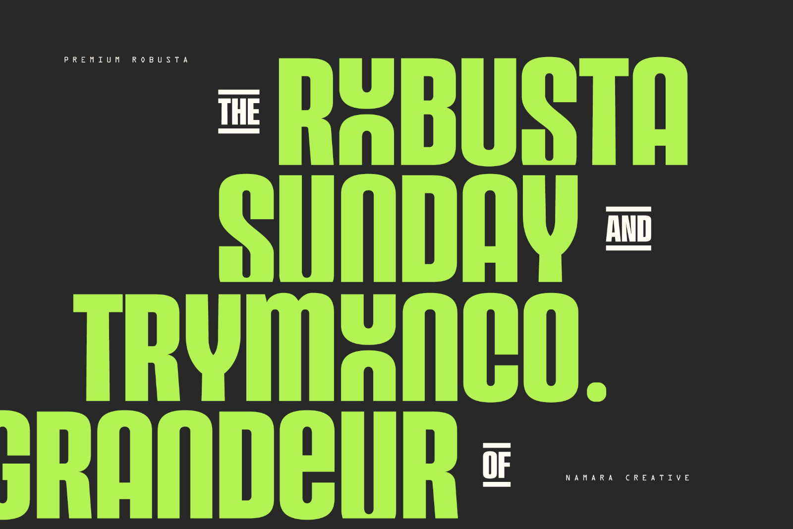 Over the Roof - Modern Display Font — image 4