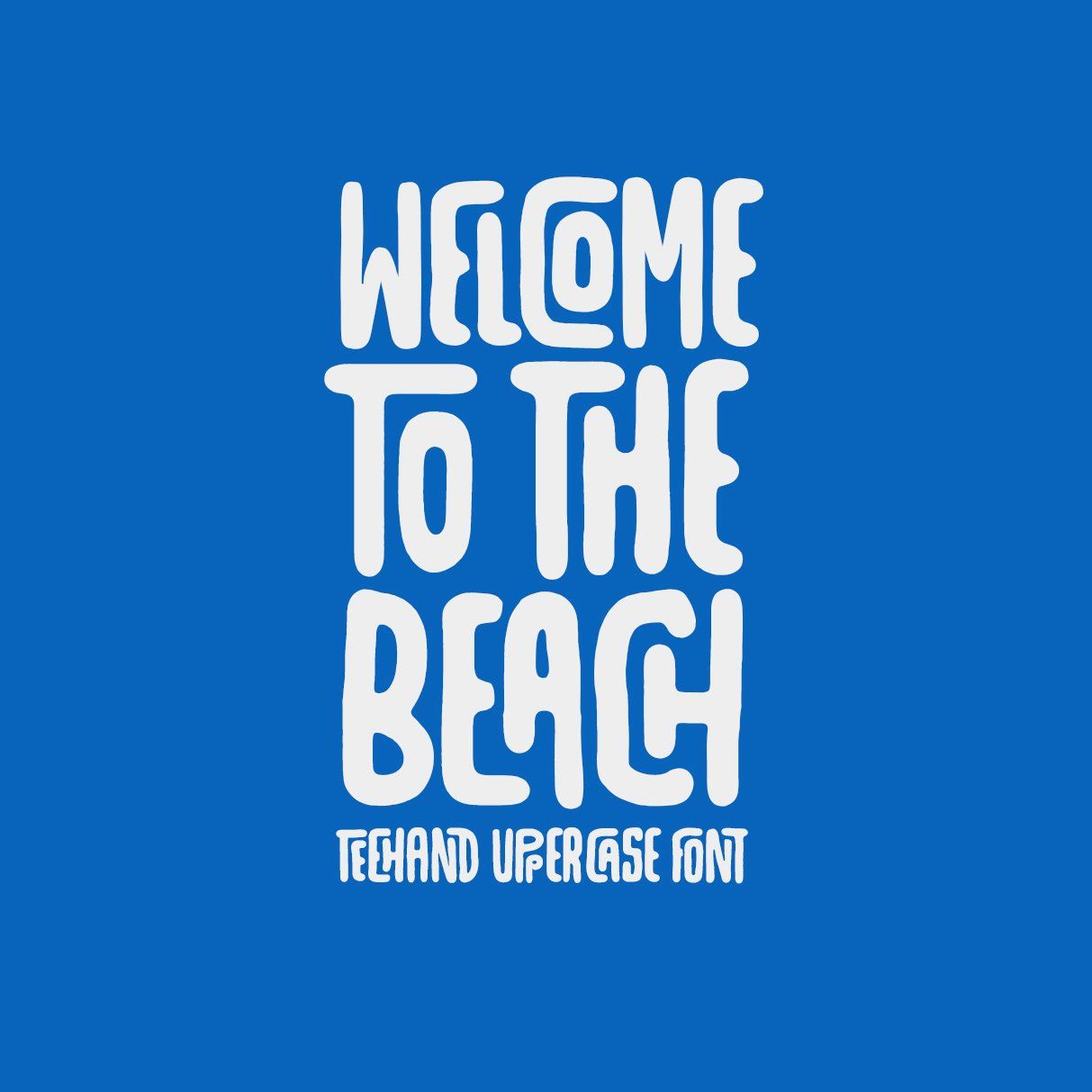 Teehand Uppercase Font — image 4