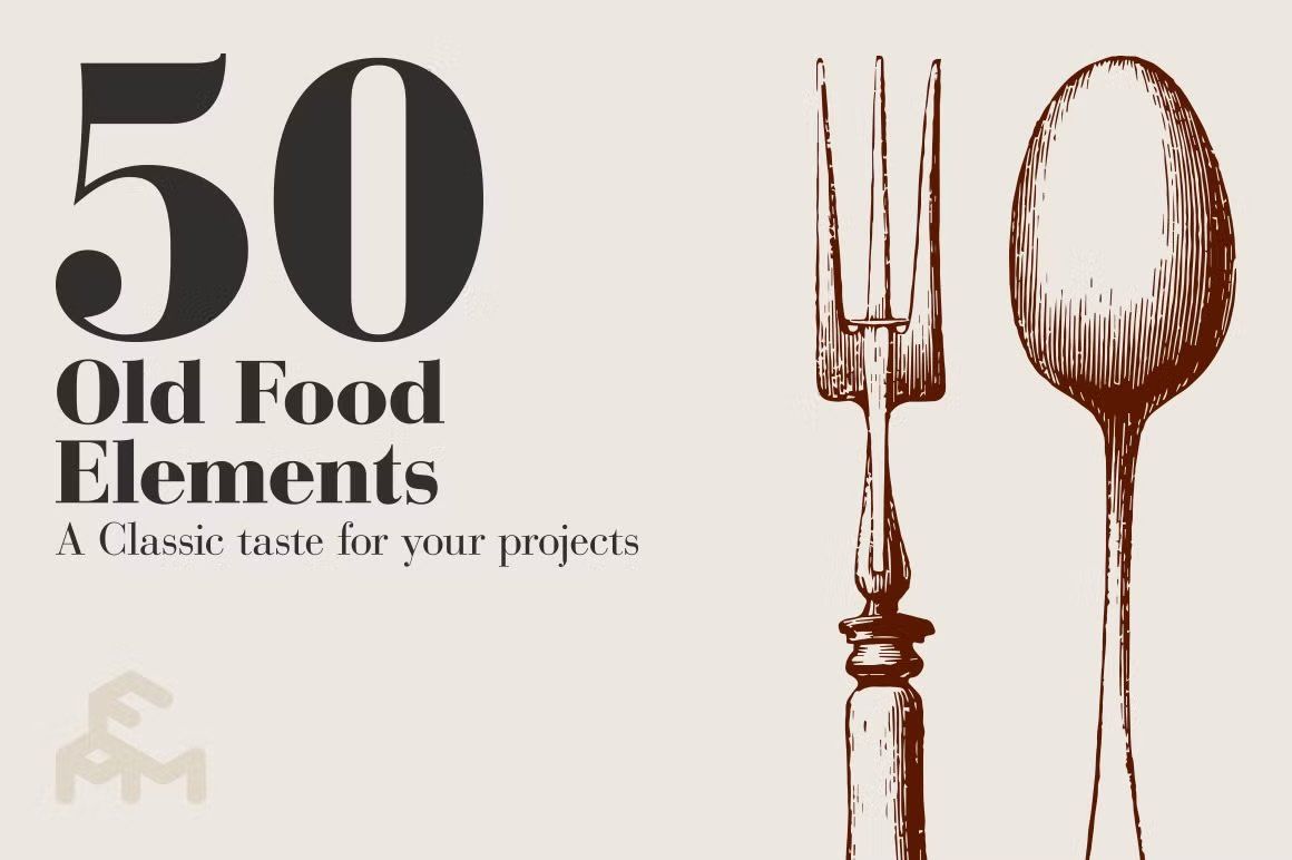 50 Old Food Elements — image 1