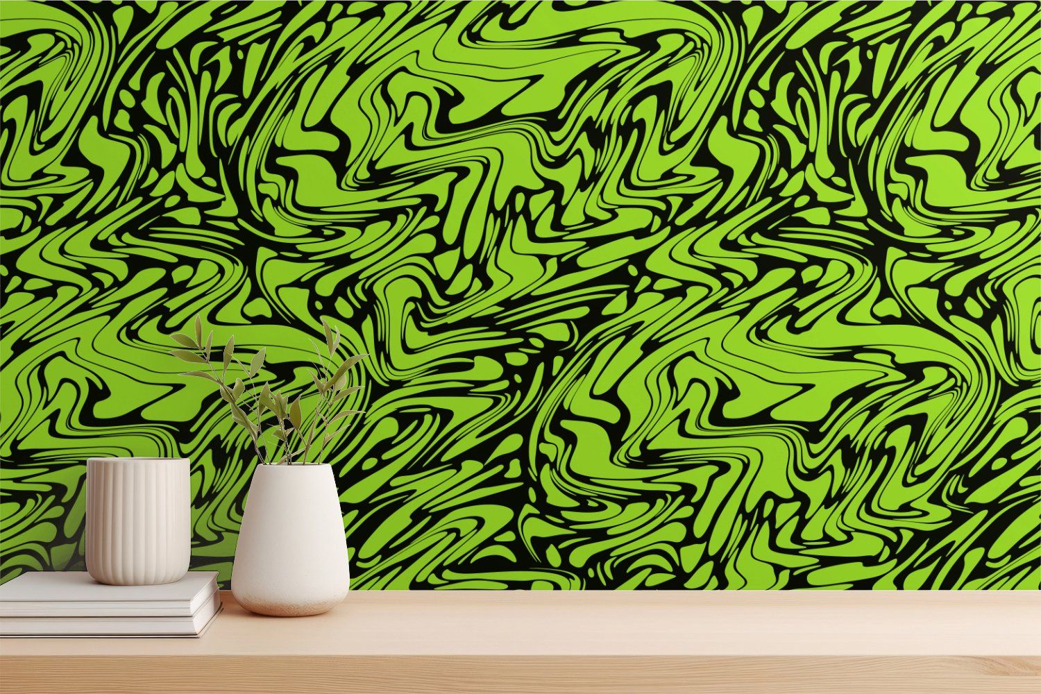 Green Liquid Shapes — image 15
